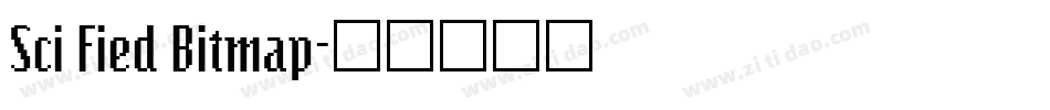 Sci Fied Bitmap字体转换